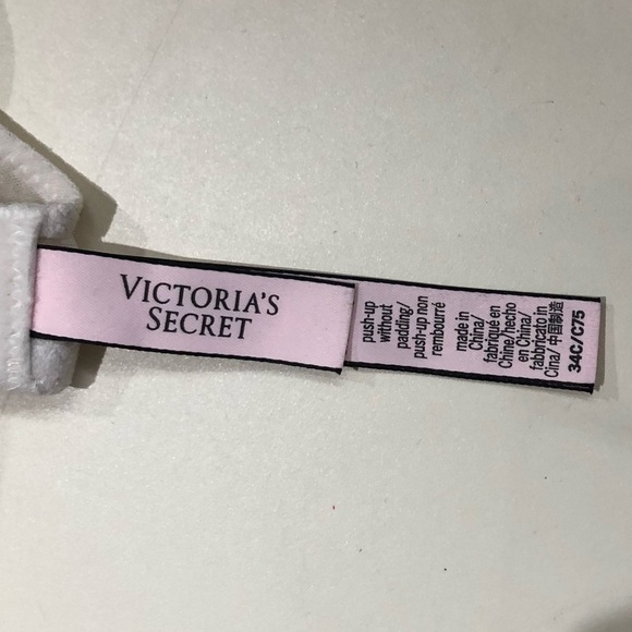 Victoria’s Secret - White Sequin and Lace Bras 34C - Picture 6 of 6